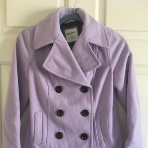 Lavender Old Navy Peacoat